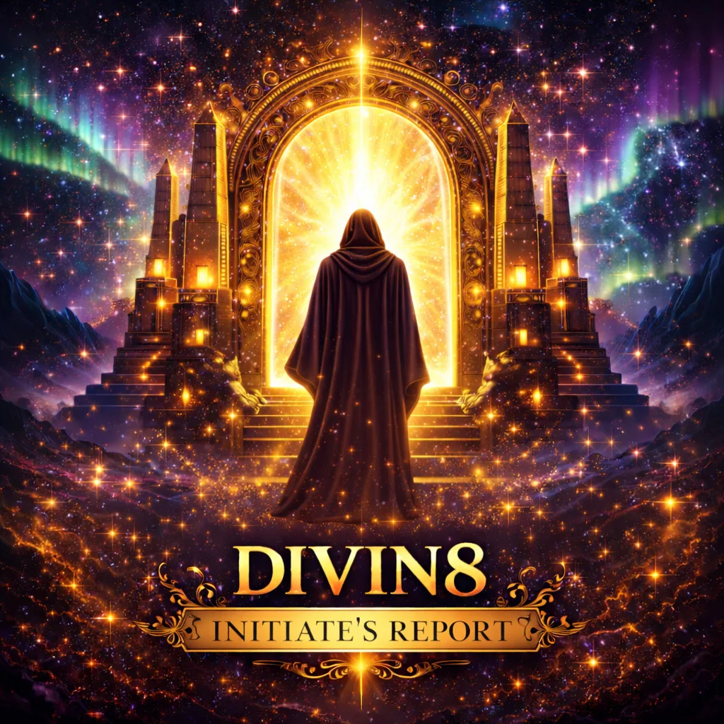 Cover artwork titled Initiate’s Report for the Initiate Divin8 Report