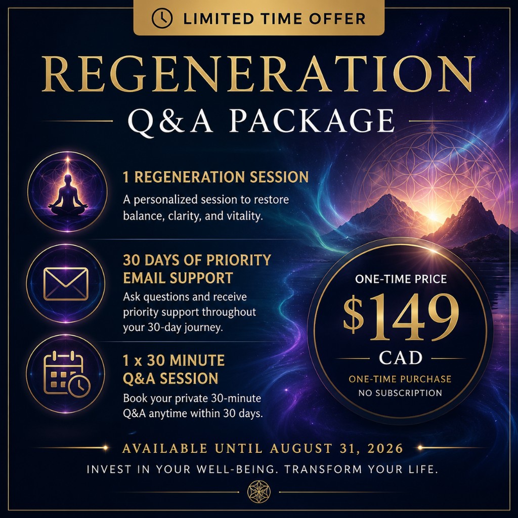 Regeneration Q&A Package promotional artwork